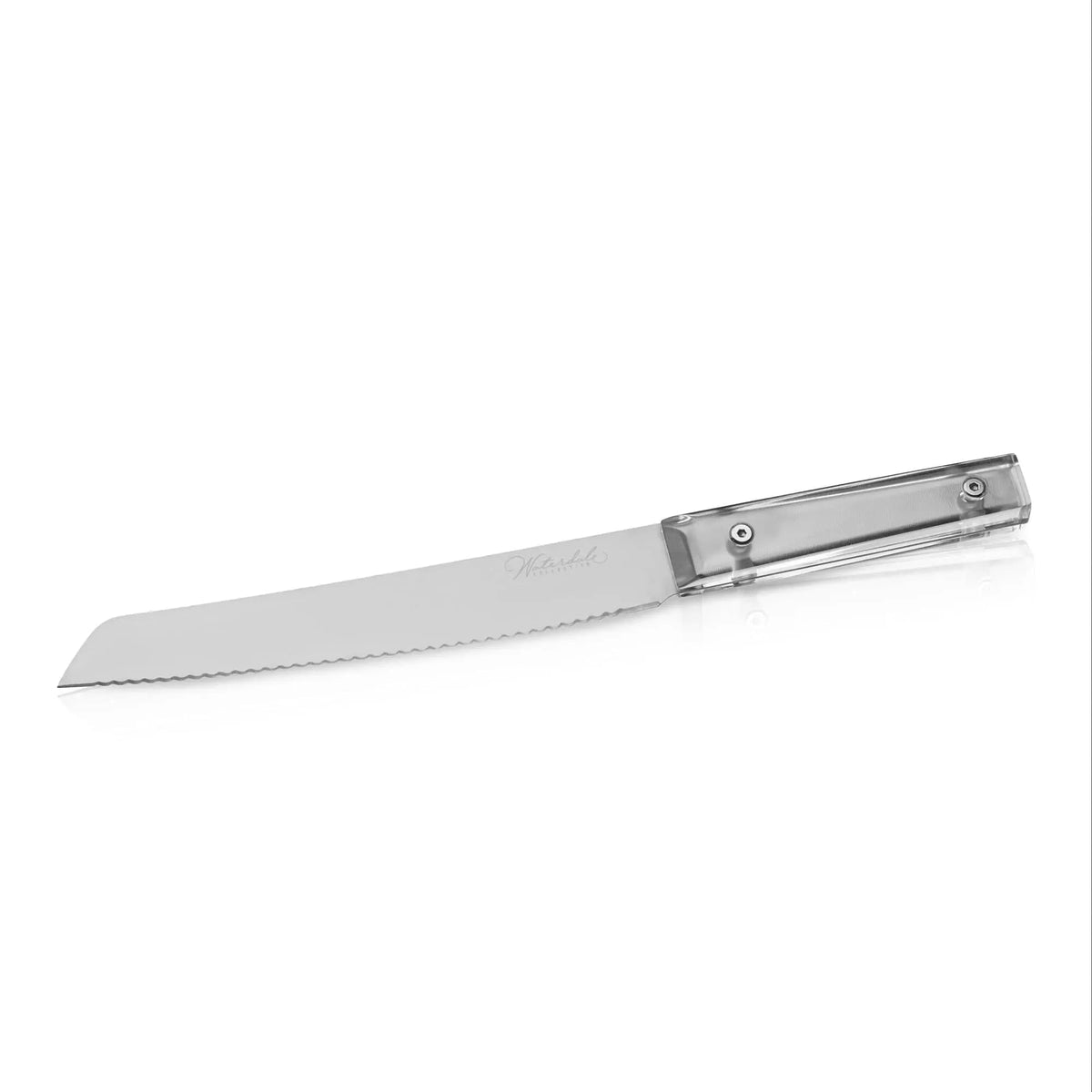 Waterdale Collection classic bread knife with serrated blade and stainless steel handle, ideal for slicing bread and baked goods.