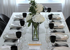 Black, White, & Gold Tablescape - Waterdale Collection