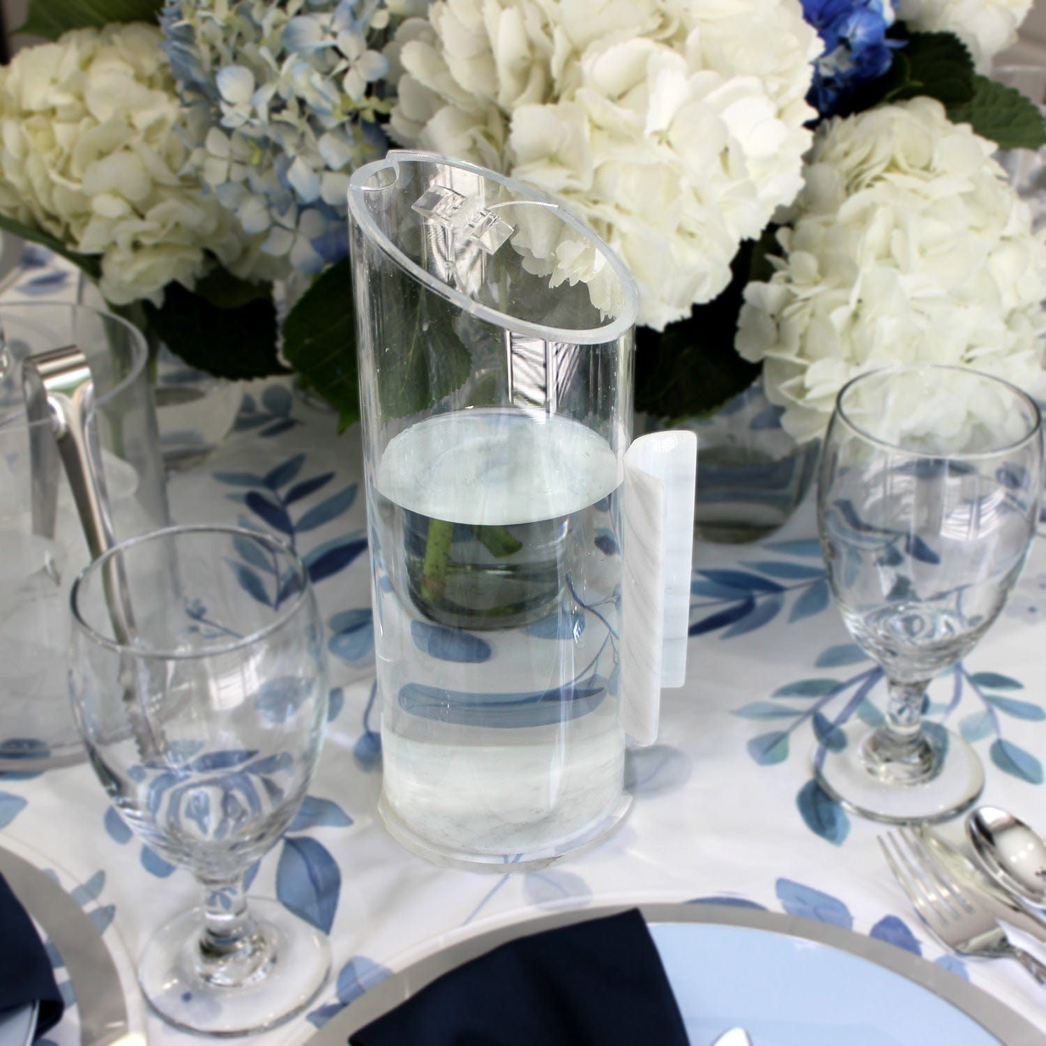 Blue & White Floral Tablescape - Waterdale Collection