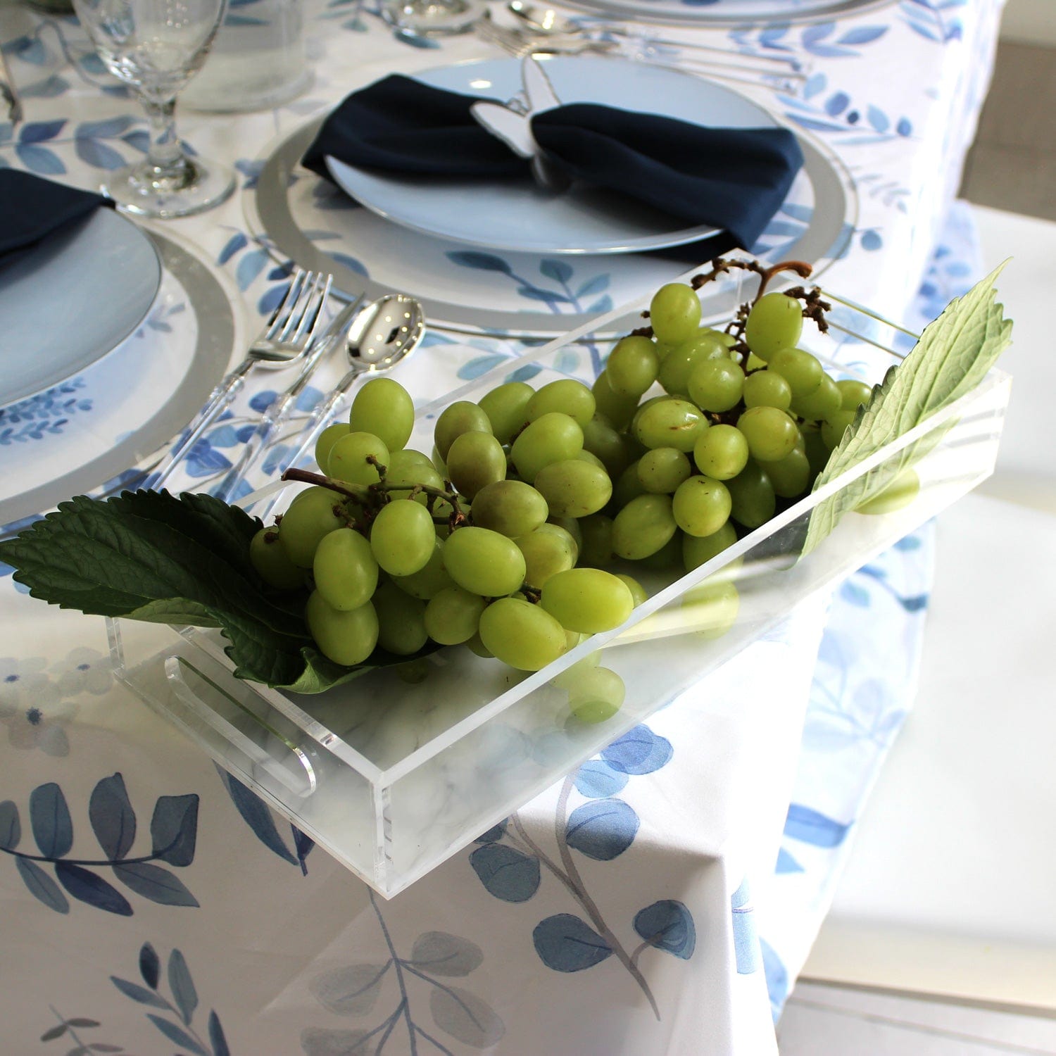 Blue & White Floral Tablescape - Waterdale Collection