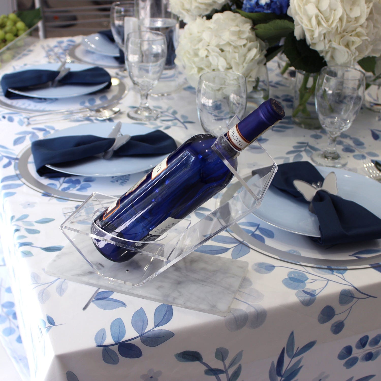 Blue & White Floral Tablescape - Waterdale Collection