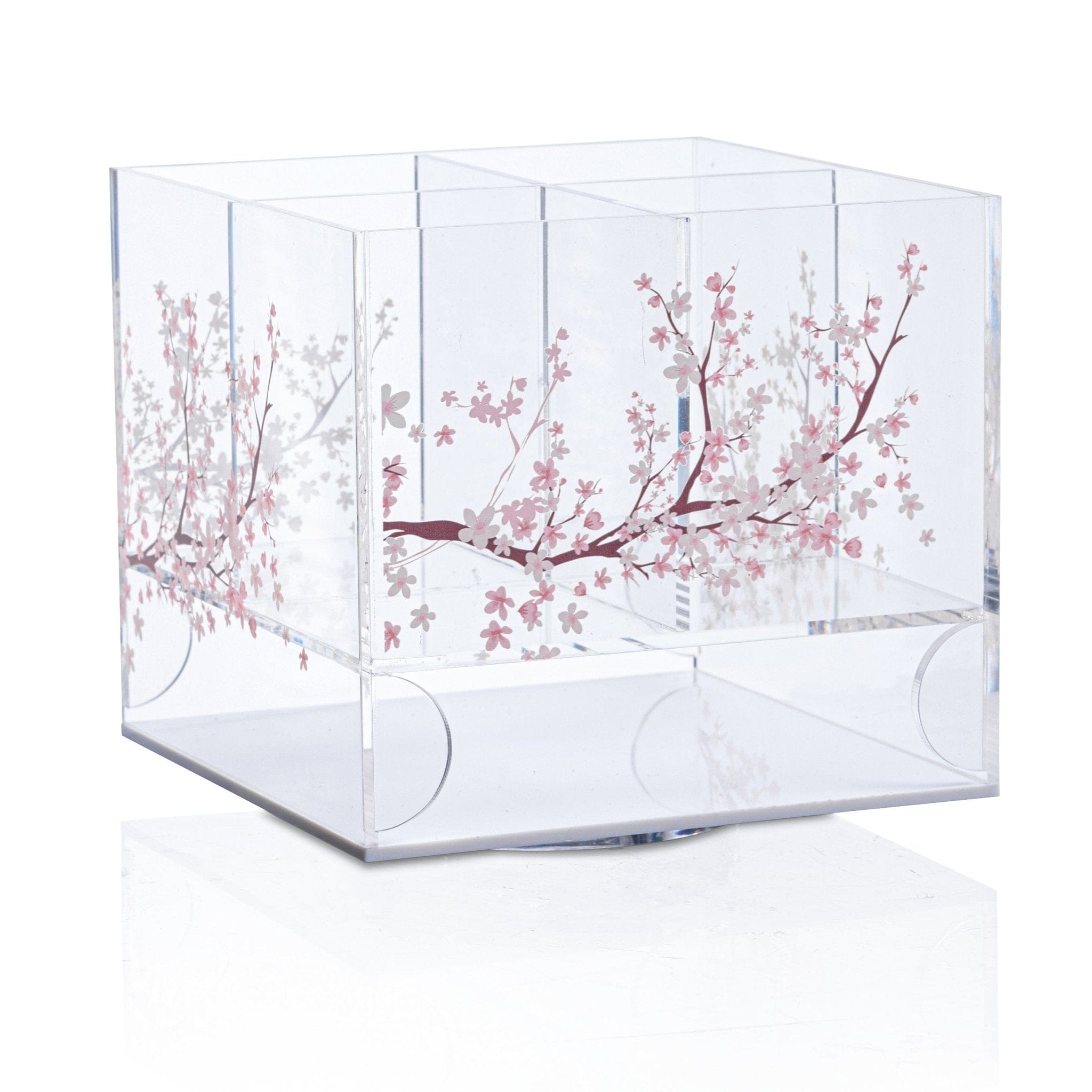 Cherry Blossom Swivel Silverware Caddy - Waterdale Collection