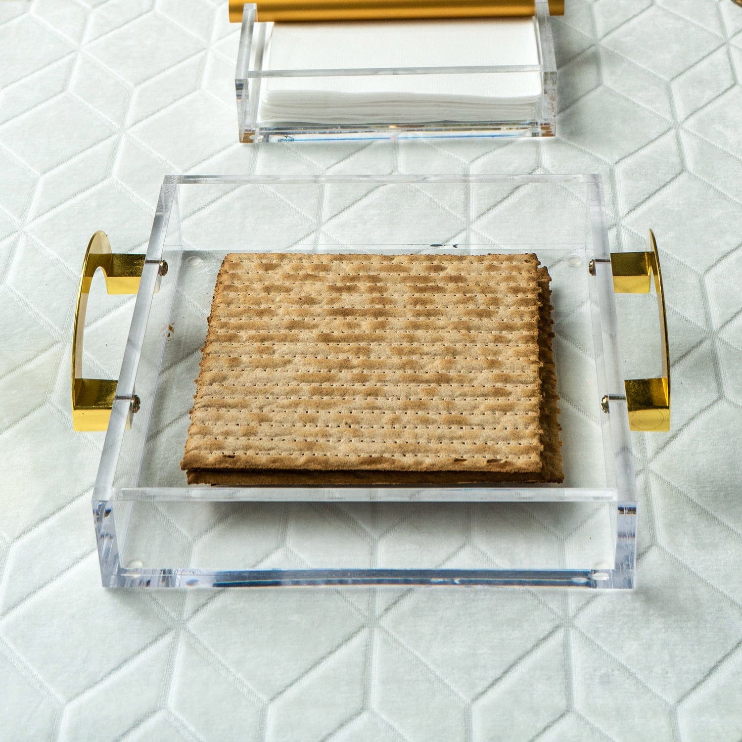 Cover for Luxe Square Tray - Waterdale Collection