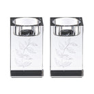 Engraved Crystal Tea Light Holders - Waterdale Collection