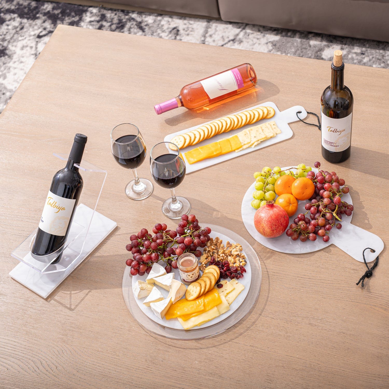 Flat Marble Charcuterie Board - Waterdale Collection