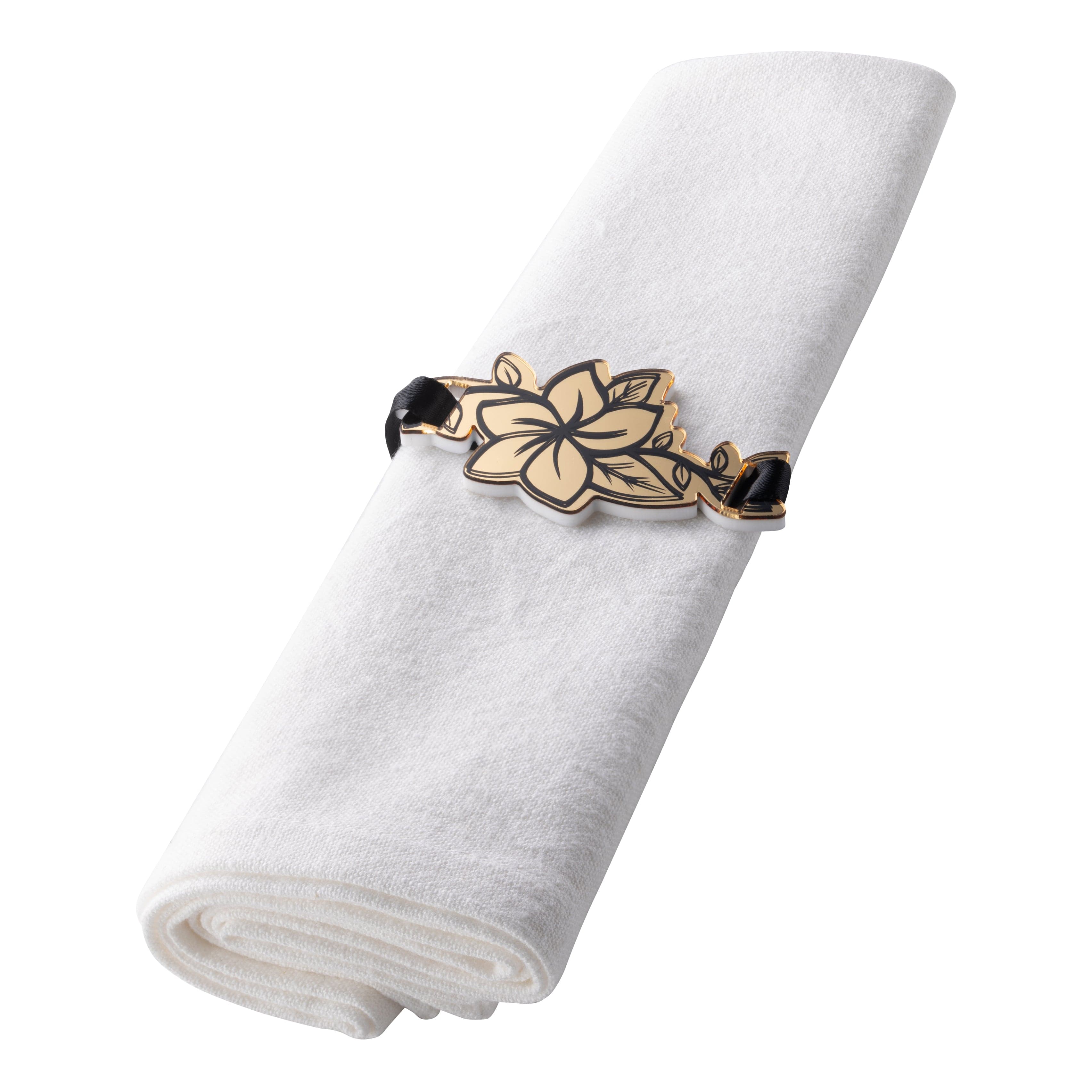 Floral Napkin Wraps - Waterdale Collection