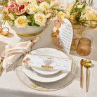 Set of 4 gold pomegranate napkin rings for the Jewish New Year (ראש השנה)