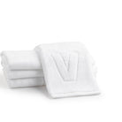 Initial Embossed Finger Towel - Waterdale Collection