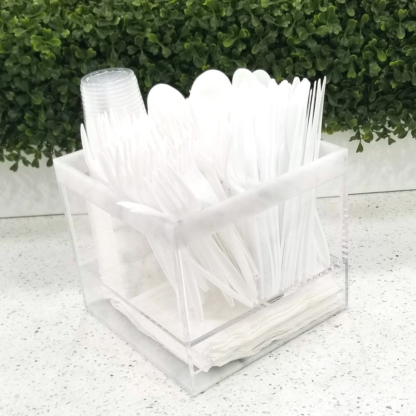 Marble Flat Silverware Caddy - Waterdale Collection