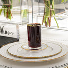 Modern Glass Cups & Saucers - Waterdale Collection