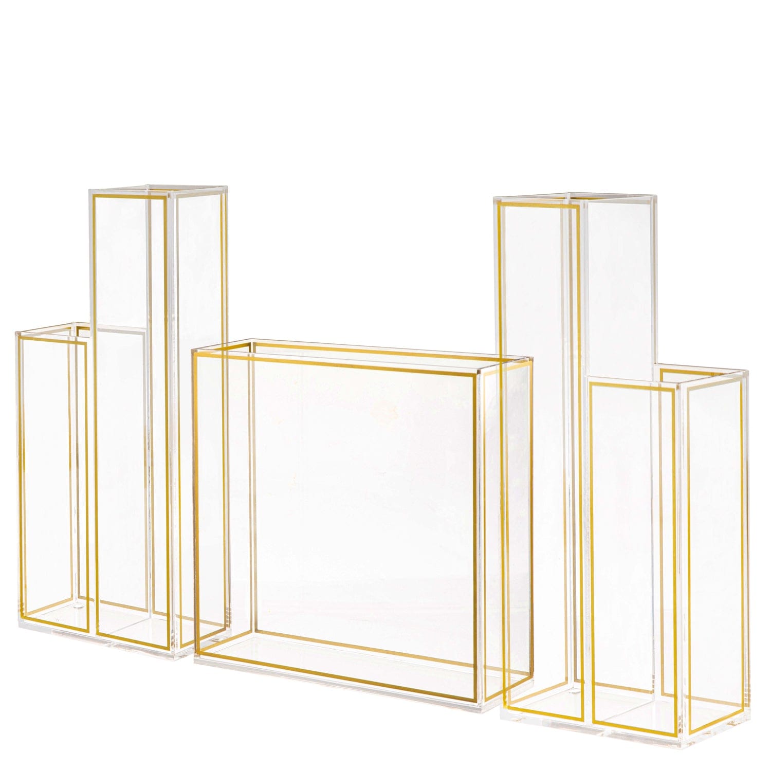 Rectangle Outline Vase - Waterdale Collection