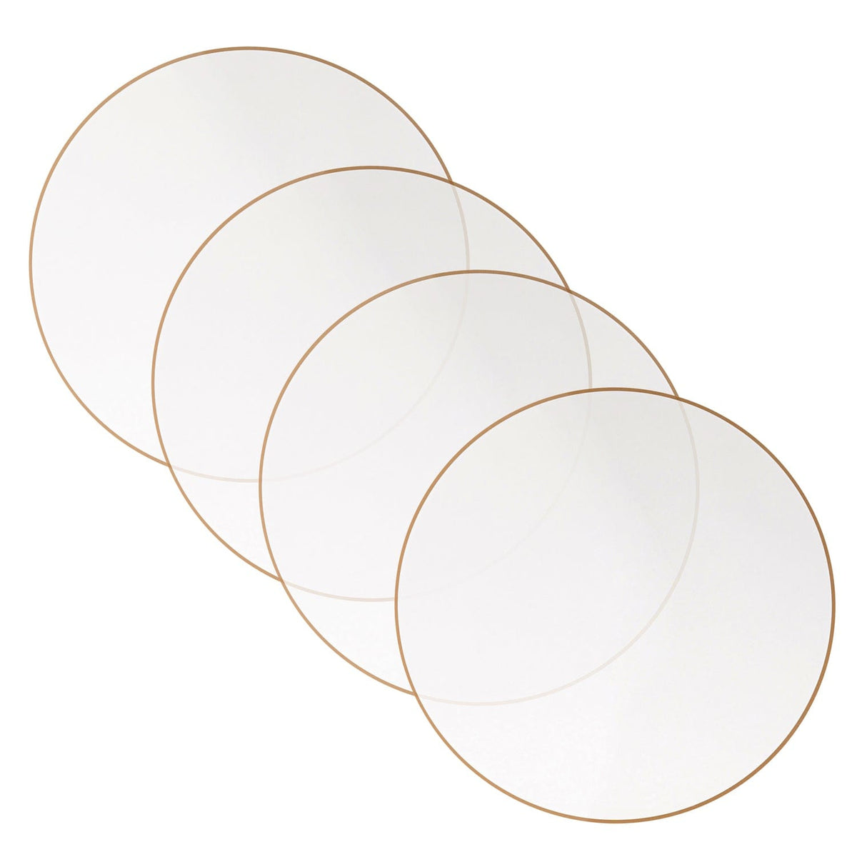 Thin Border Lucite Chargers – Magniva Home
